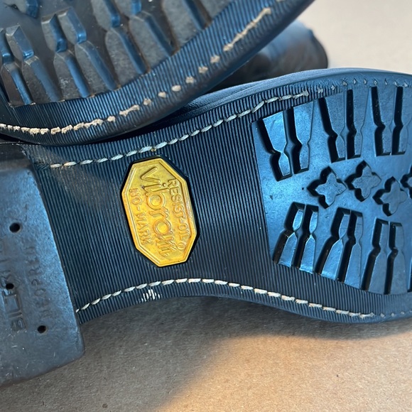 Texas boot Co black boots with vibram soles - Picture 8 of 9